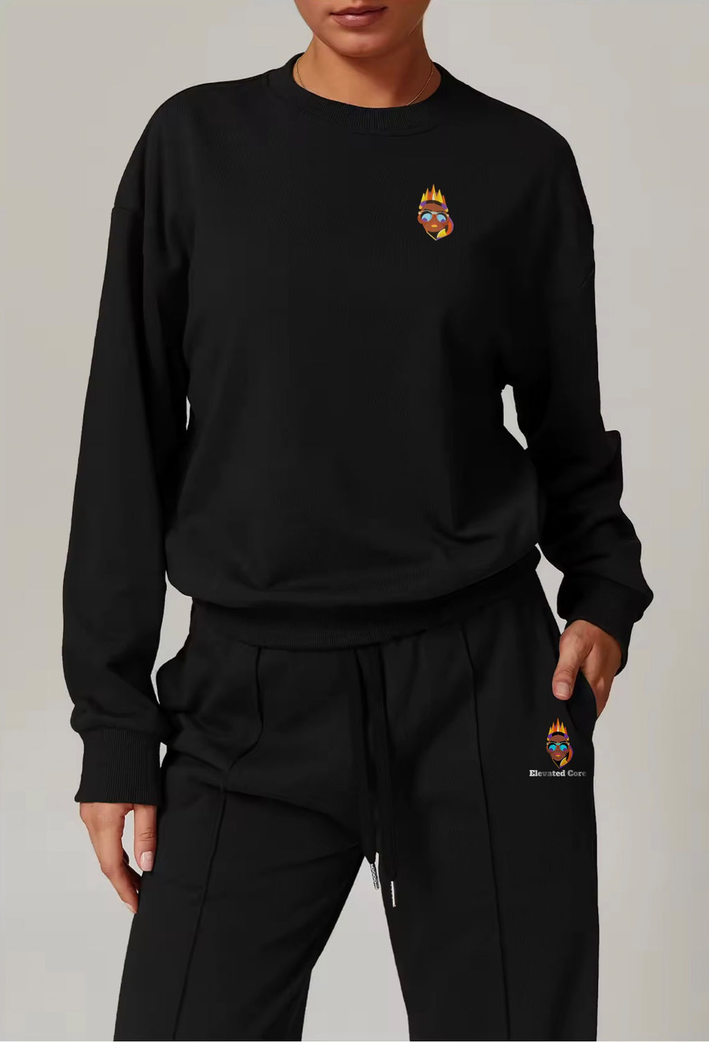 Long Sleeve Crewneck Top