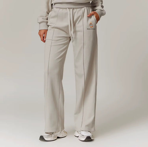  Relaxed Fit Wide Leg Joggers Pant
