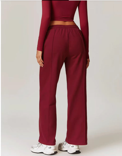 Relaxed Fit Wide Leg Joggers Pant