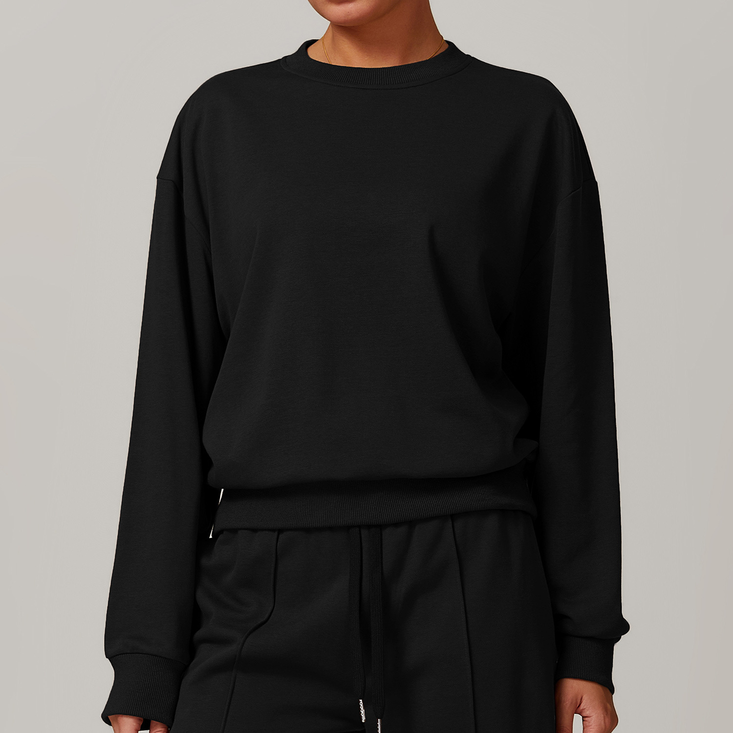 Long Sleeve Crewneck Top