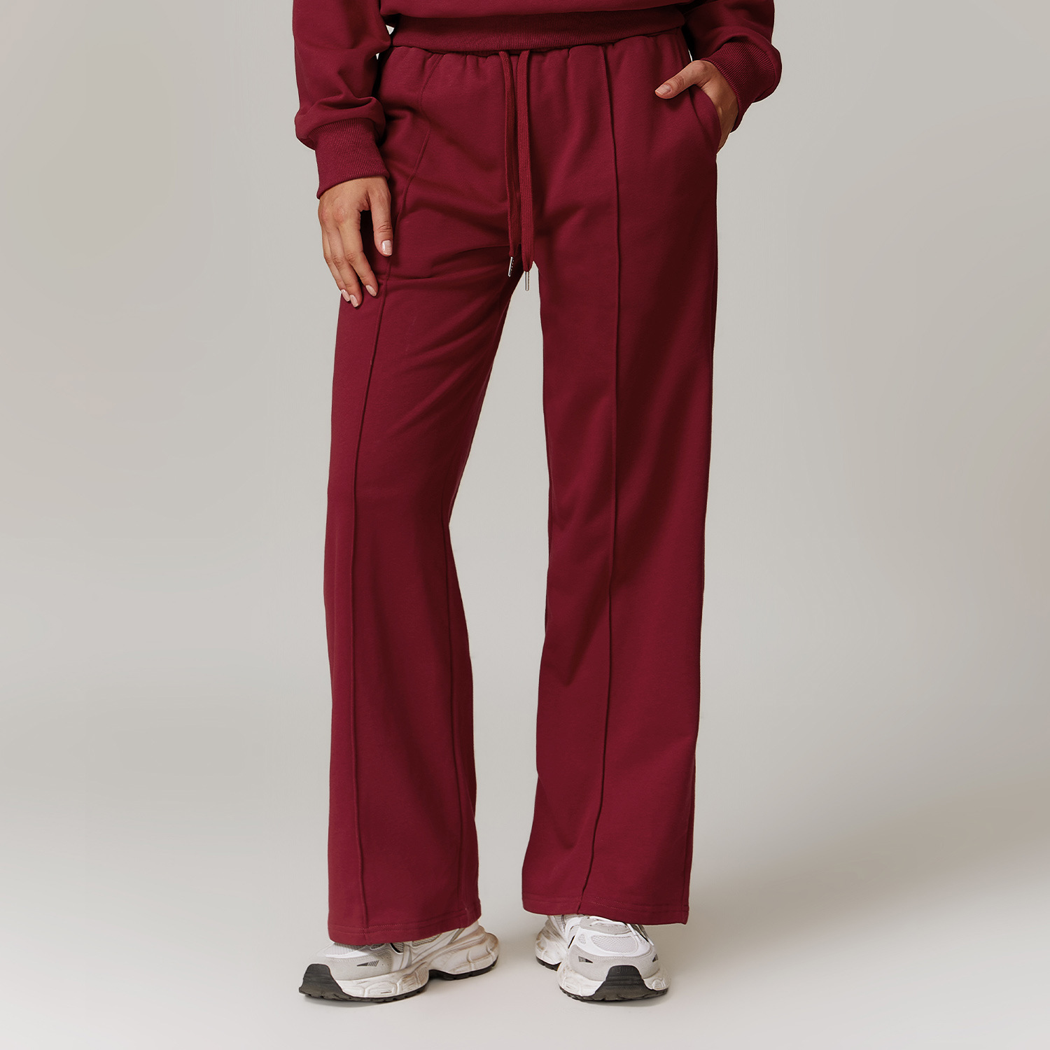 Relaxed Fit Wide Leg Joggers Pant
