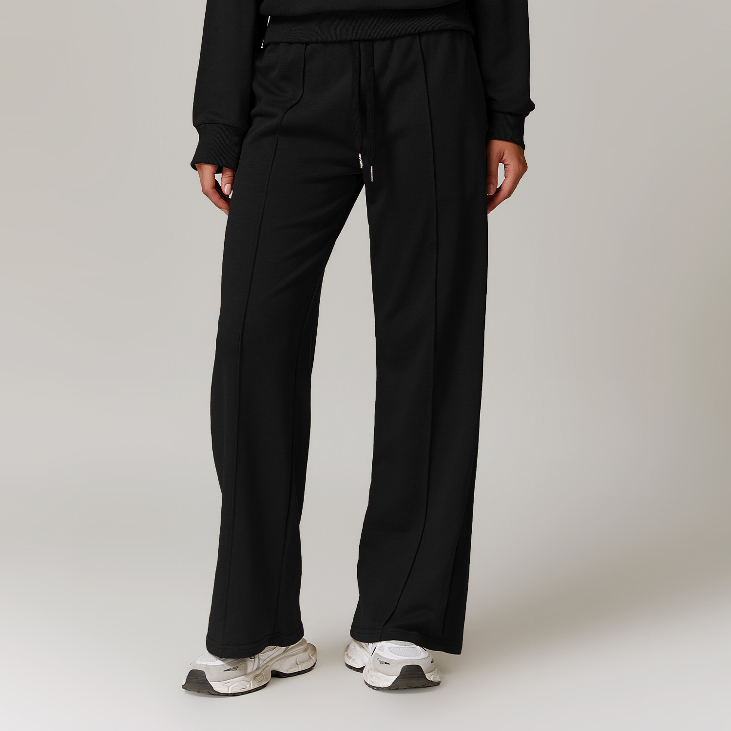Relaxed Fit Wide Leg Joggers Pant